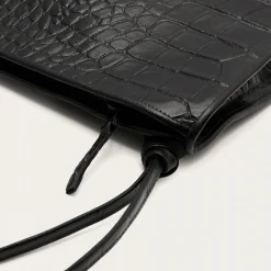 Listonoszki|Balagan Suzanne Torebka M, Czarny Wzor Krokodyla