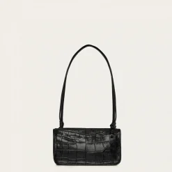 Listonoszki|Balagan Suzanne Torebka S, Czarny Wzor Krokodyla