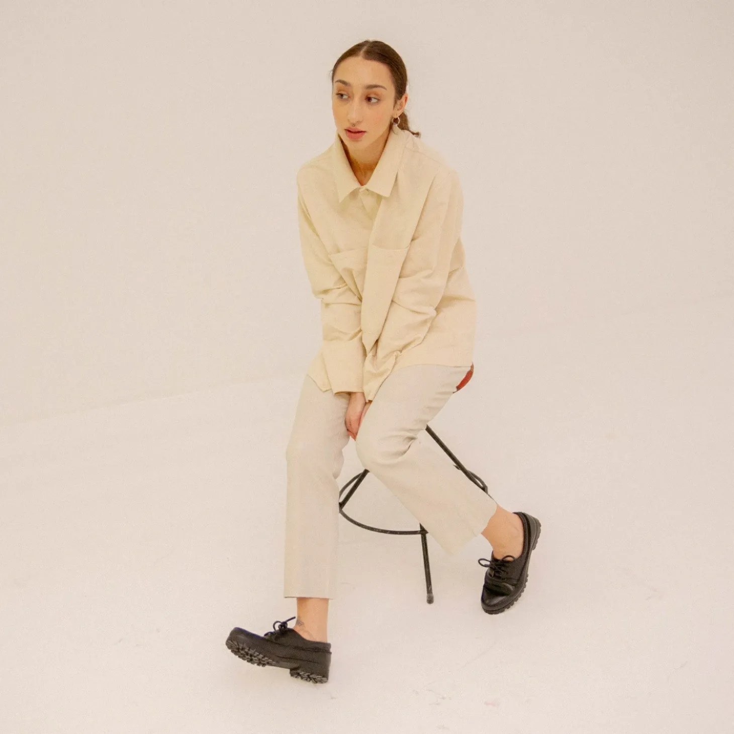 Mokasyny|Balagan Tefer Półbuty, Czarny Rustykalny