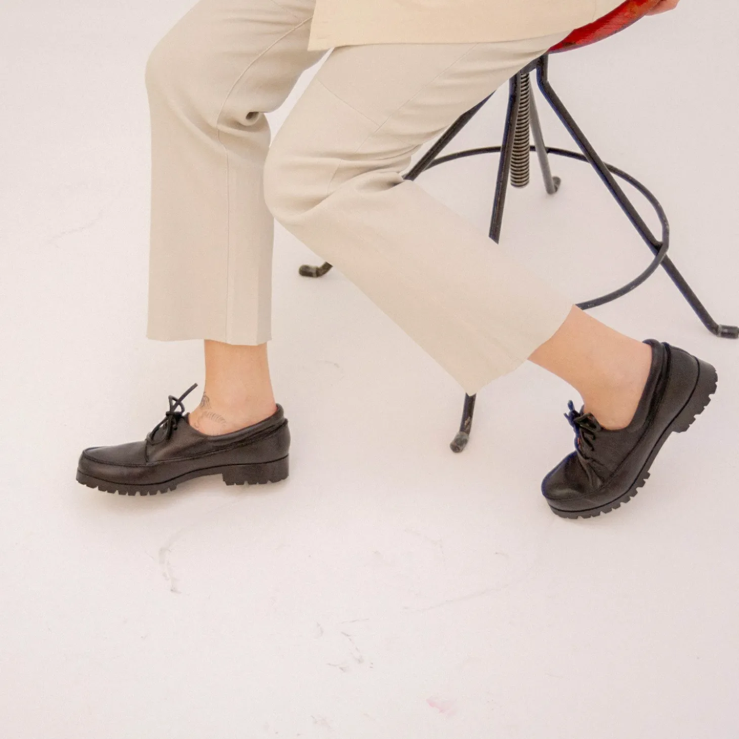 Mokasyny|Balagan Tefer Półbuty, Czarny Rustykalny