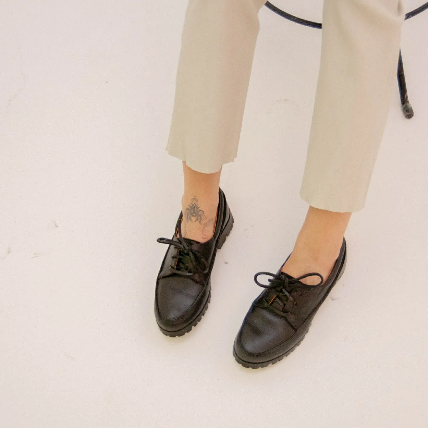 Mokasyny|Balagan Tefer Półbuty, Czarny Rustykalny