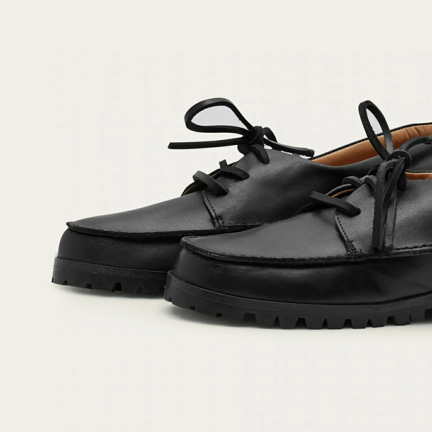 Mokasyny|Balagan Tefer Półbuty, Czarny Rustykalny