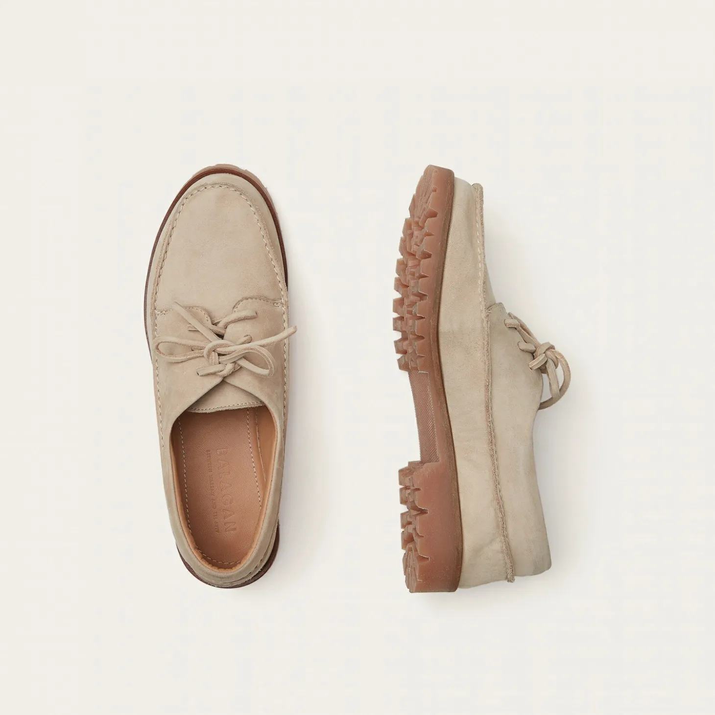 Mokasyny|Balagan Tefer Półbuty, Jasny Nubuk
