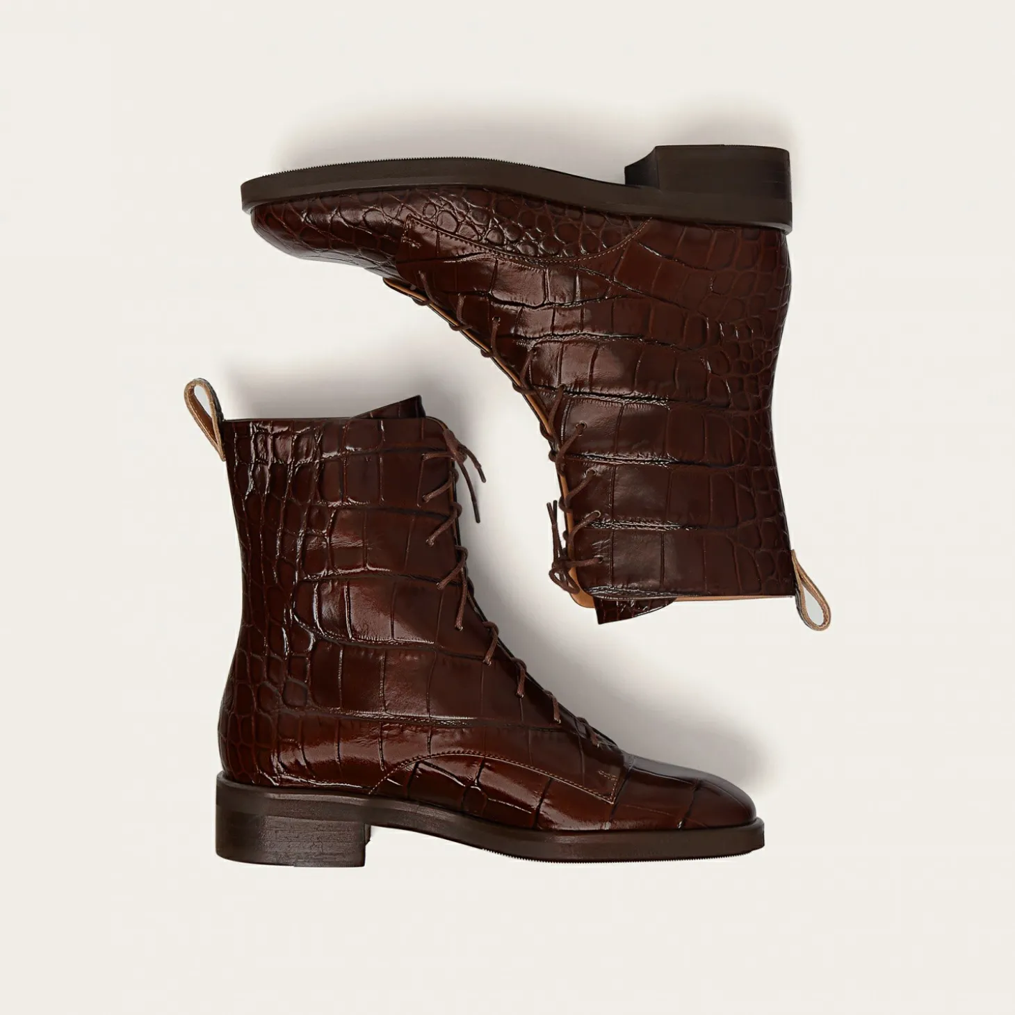Botki|Balagan Tzava Botki, Brazowy Wzor Krokodyla