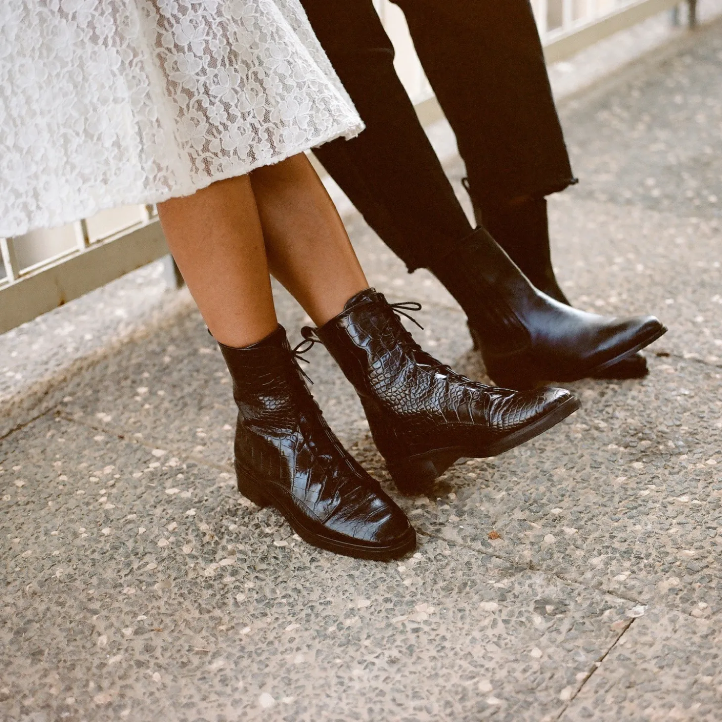 Botki|Balagan Tzava Botki, Czarny Wzor Krokodyla