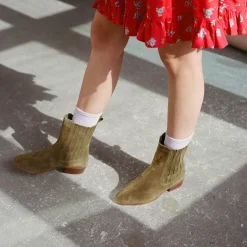 Sztyblety|Balagan Ukaf Botki, Oliwkowy Zielony Welur