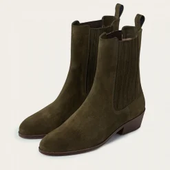 Sztyblety|Balagan Ukaf Botki, Oliwkowy Zielony Welur