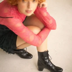 Botki|Balagan Victoria Botki, Czarny Wzor Krokodyla