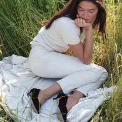 Czółenka|Balagan Virginia Czółenka, Czarny Zamsz